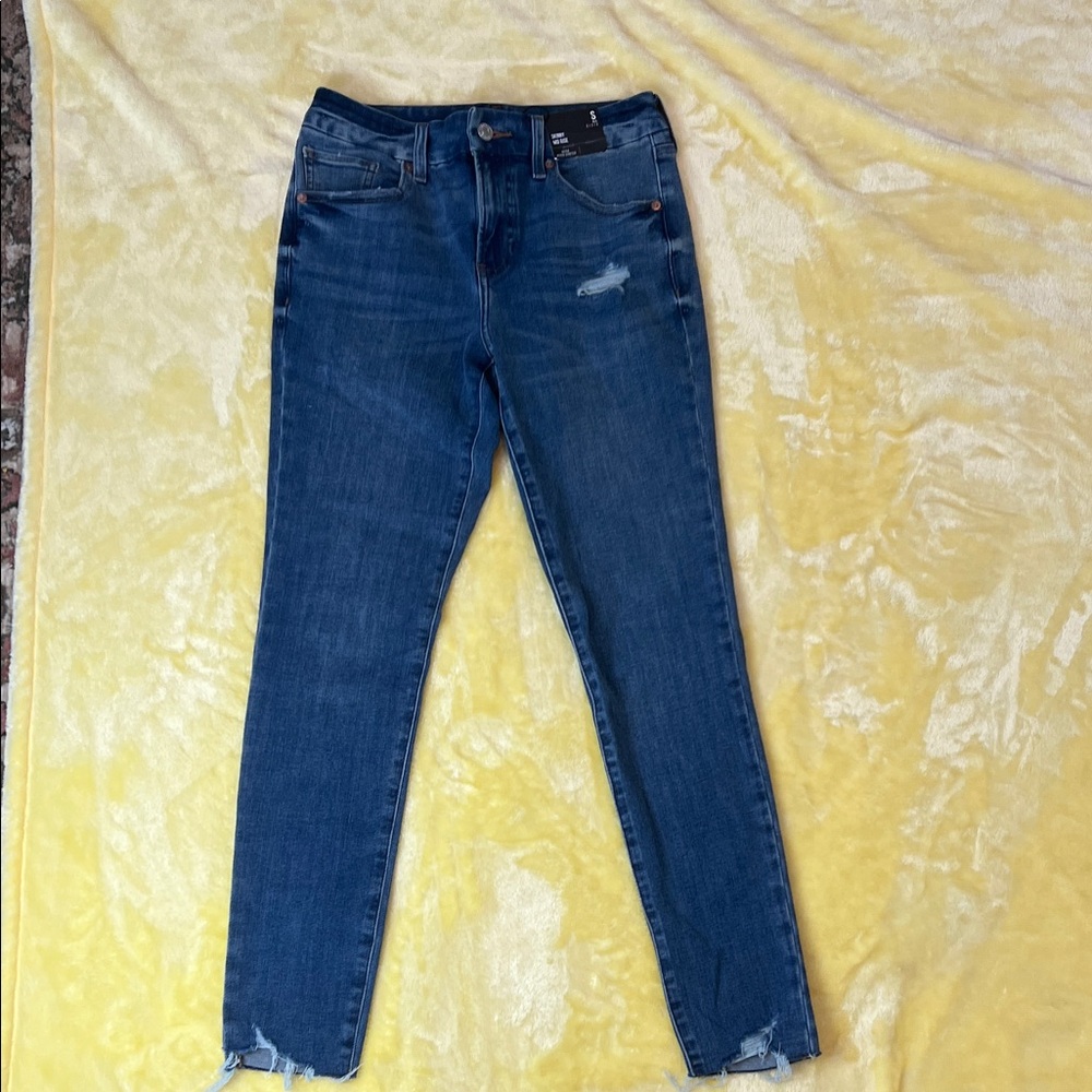 Express Dark Blue Skinny Jeans